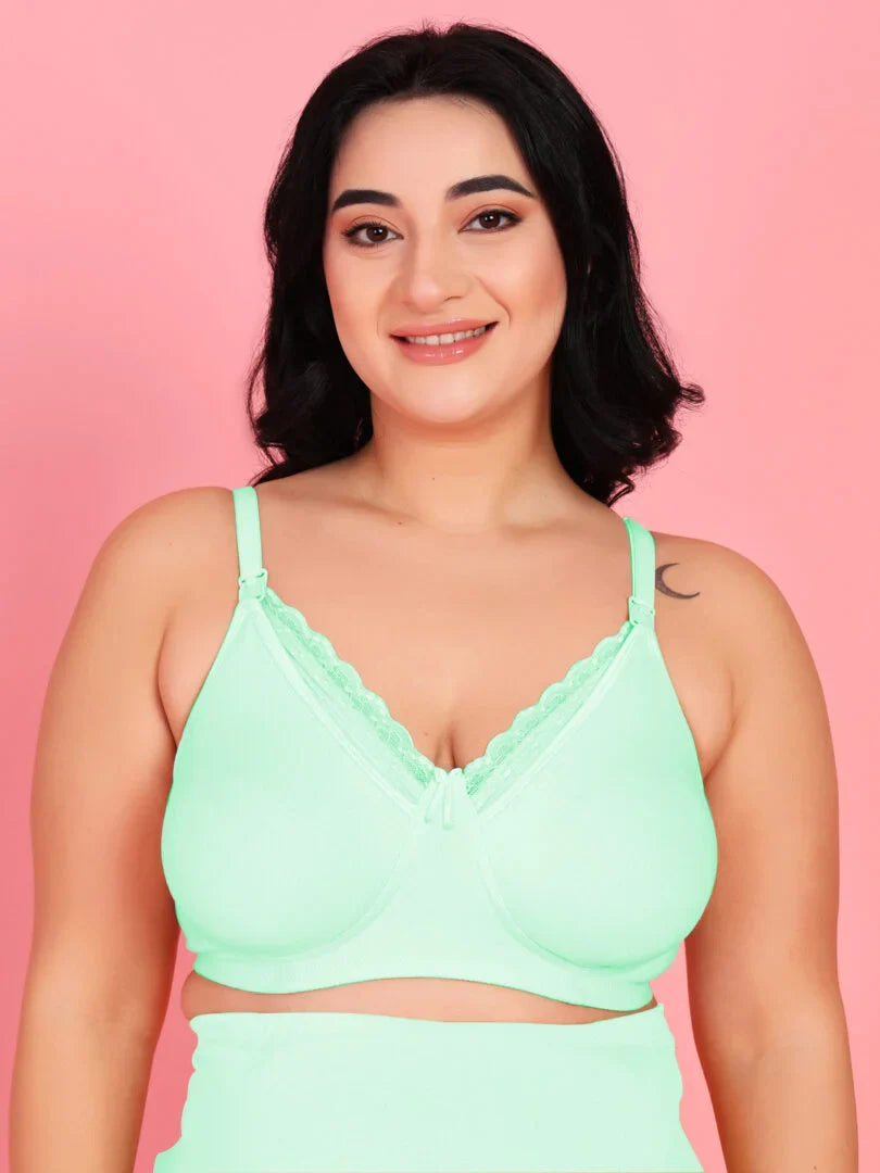 Mamma Presto Pack Of 2 Non Padded Nursing Maternity Bra