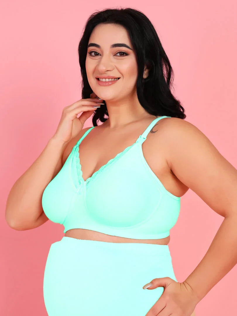 Mamma Presto Pack Of 2 Non Padded Nursing Maternity Bra