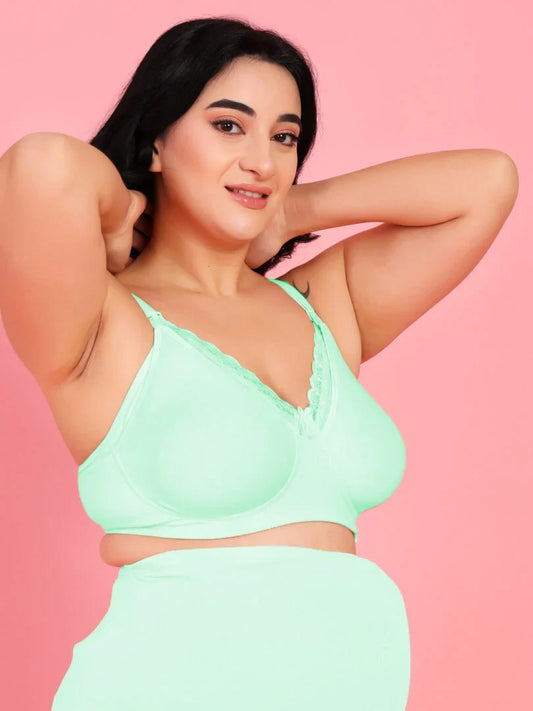 Mamma Presto Pack Of 3 Non Padded Nursing Maternity Bra