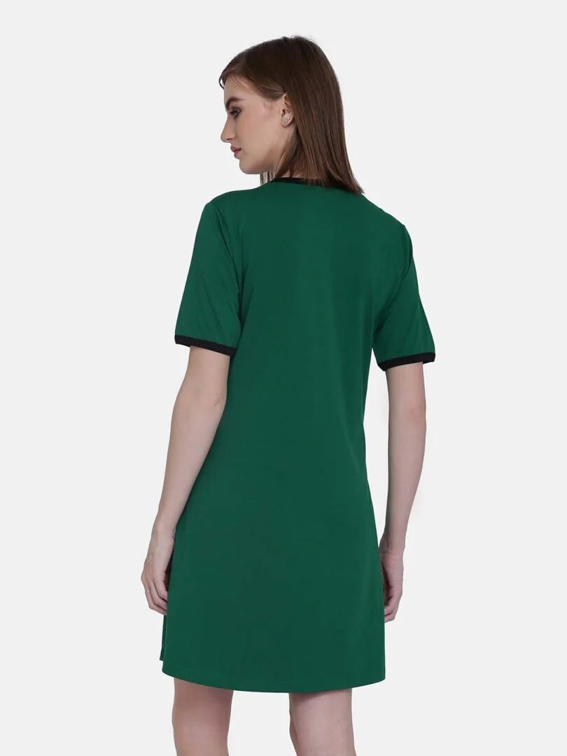 Solid Color Feeding Nightwear Dress - Da Intimo - Lingerie Online Store India