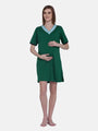 Solid Color Feeding Nightwear Dress - Da Intimo - Lingerie Online Store India