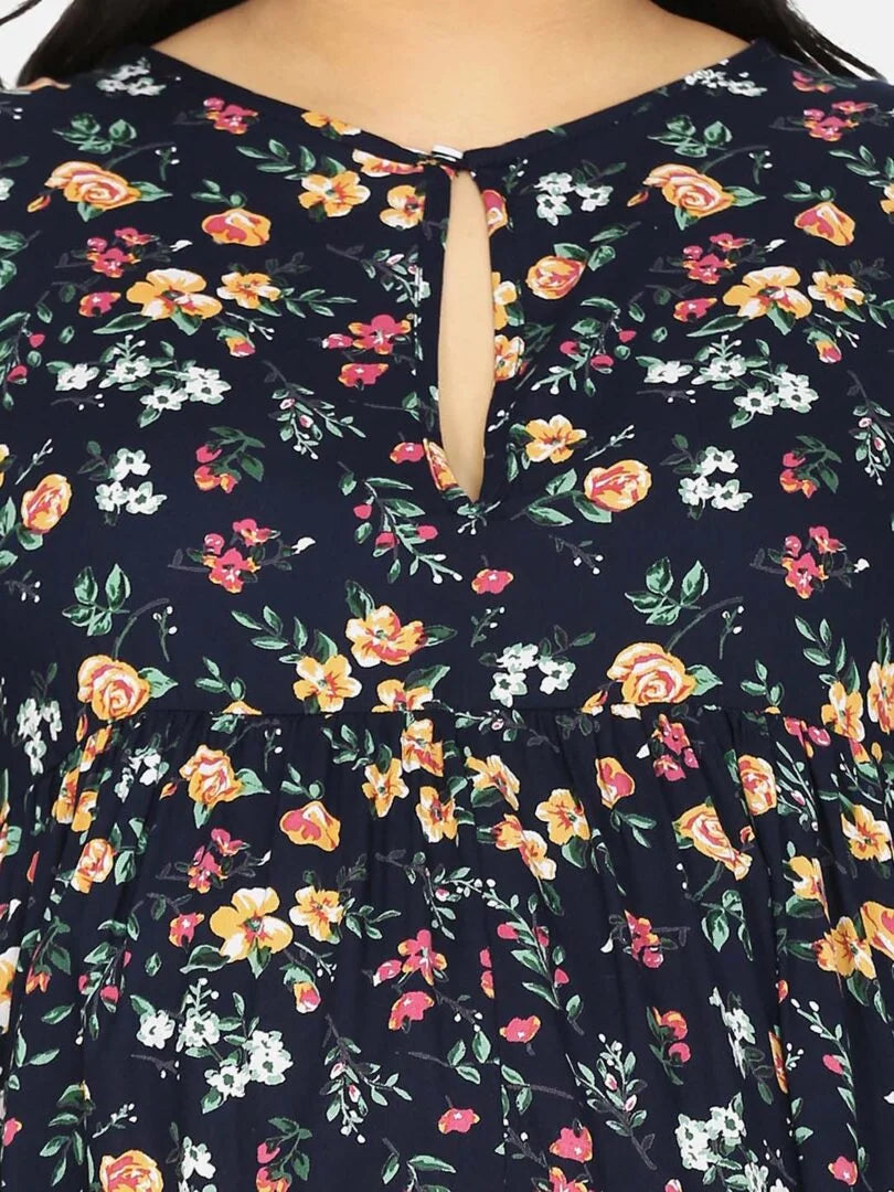 Printed Maternity Nightdress - Da Intimo - Lingerie Online Store India