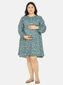 Printed Maternity Nightdress - Da Intimo - Lingerie Online Store India