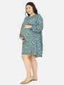 Printed Maternity Nightdress - Da Intimo - Lingerie Online Store India