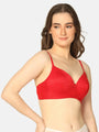Lightly Padded Lacy Design Everyday T-Shirt Bra - Da Intimo - Lingerie Online Store India