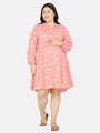 Printed Maternity Nightdress - Da Intimo - Lingerie Online Store India