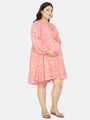 Printed Maternity Nightdress - Da Intimo - Lingerie Online Store India