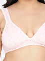 Full Coverage Non Padded Adjustable Straps Printed Maternity Bra