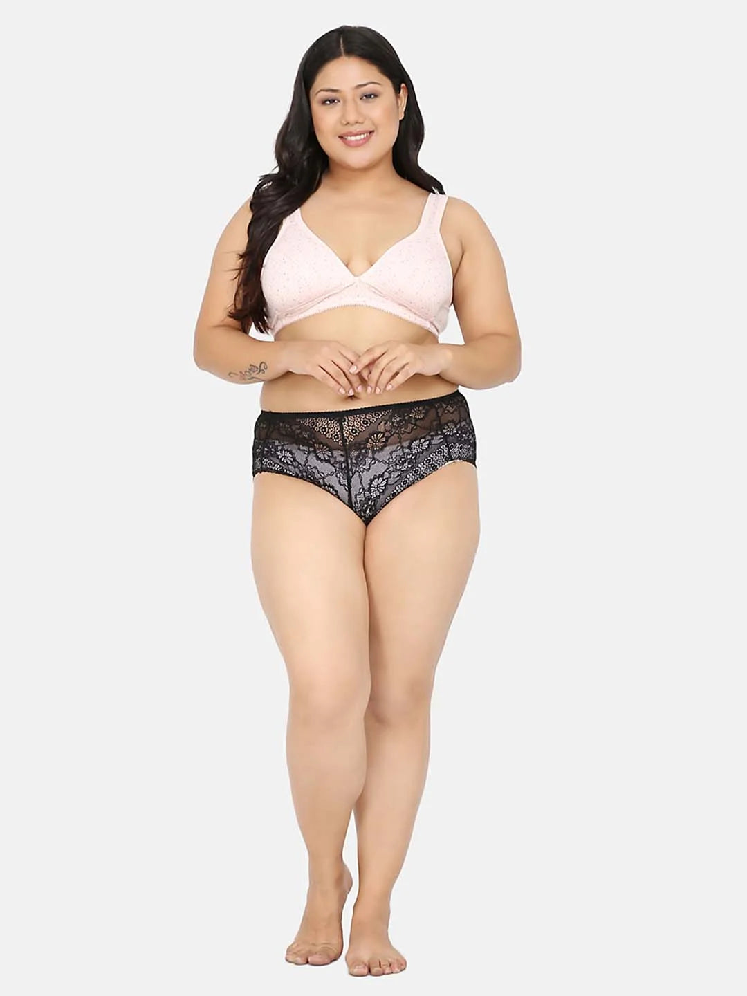Full Coverage Non Padded Adjustable Straps Printed Maternity Bra