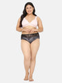 Full Coverage Non Padded Adjustable Straps Printed Maternity Bra