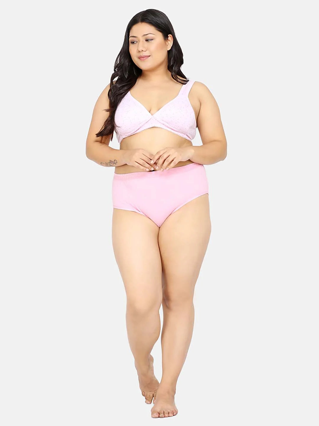 Full Coverage Non Padded Adjustable Straps Printed Maternity Bra