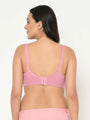 Pink Plus Size Underwired Lightly Padded Everyday Bra - Da Intimo - Lingerie Online Store India