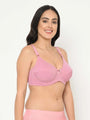 Pink Plus Size Underwired Lightly Padded Everyday Bra - Da Intimo - Lingerie Online Store India