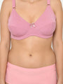 Pink Plus Size Underwired Lightly Padded Everyday Bra - Da Intimo - Lingerie Online Store India