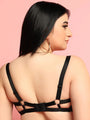 Pack of 2 Rivet Design Underwired Strappy Bra