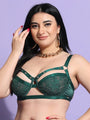 Pack of 2 Rivet Design Underwired Strappy Bra