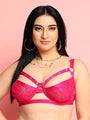 Pack of 2 Rivet Design Underwired Strappy Bra
