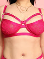 Pack of 2 Rivet Design Underwired Strappy Bra