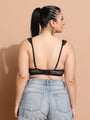 Soft Lace Non Padded Winged Strap Bra