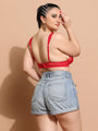 Soft Lace Non Padded Winged Strap Bra