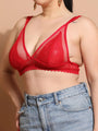Soft Lace Non Padded Winged Strap Bra