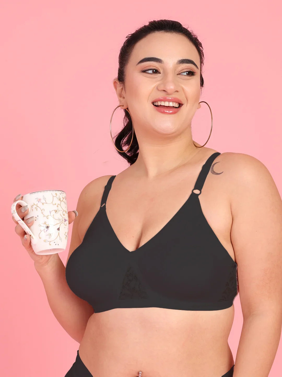 Curvy Love Plus Size Soft Cotton Everyday Bra