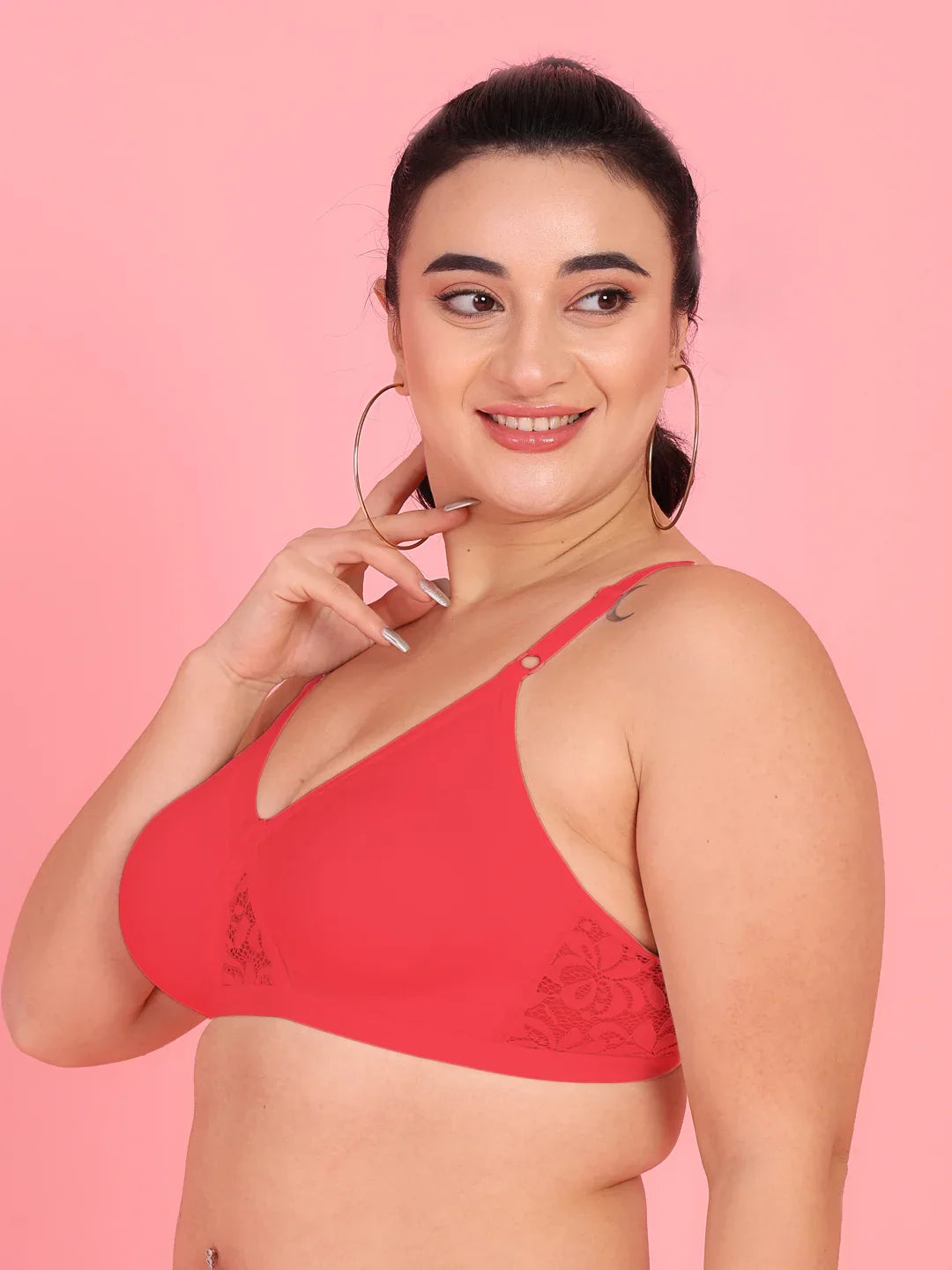 Curvy Love Plus Size Soft Cotton Everyday Bra
