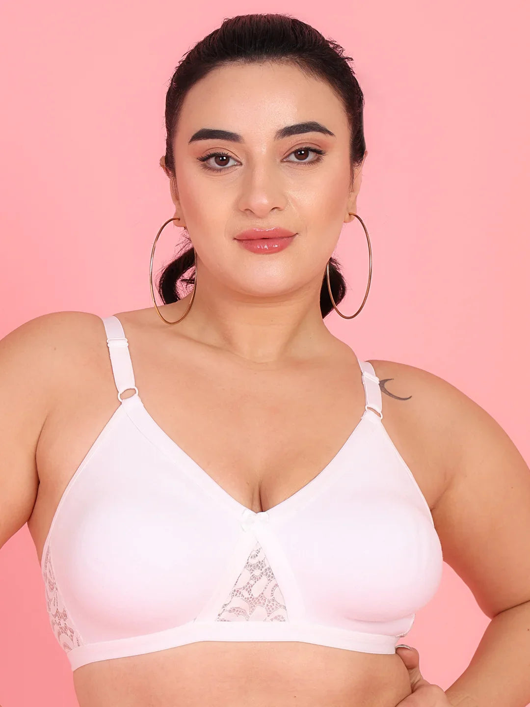 Curvy Love Plus Size Soft Cotton  Everyday Bra