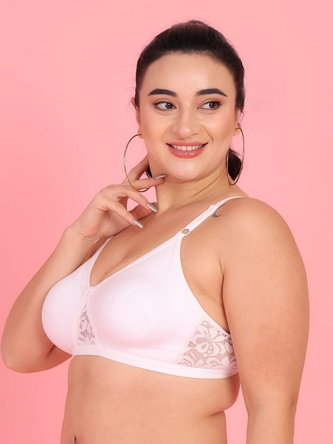 Curvy Love Plus Size Soft Cotton  Everyday Bra