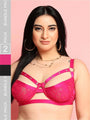 Pack of 2 Rivet Design Underwired Strappy Bra