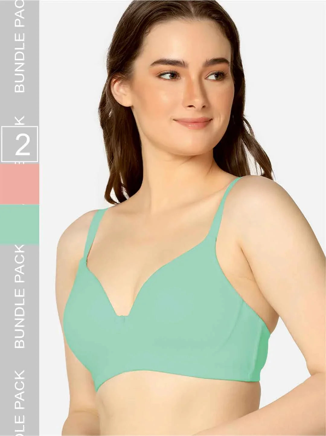 Pack Of Two Soft Padded Everyday Comfort T-Shirt Bra