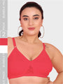 Curvy Love Pack of 2 Plus Size Soft Cotton  Everyday Bra - Da Intimo