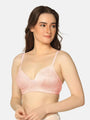 Pack Of 3 Lightly Padded Lacy Design Everyday T-Shirt Bra