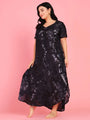 Curvy Love Plus Size Tie and Die Full Kaftan