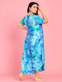 Curvy Love Plus Size Tie and Die Full Kaftan