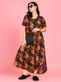 Curvy Love Plus Size Tie and Die Full Kaftan