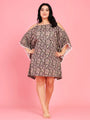 Curvy Love Plus Size Tie and Die Kaftan - Da Intimo - Lingerie Online Store India