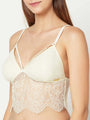 Cotton Lace Cami Bralette - Da Intimo - Lingerie Online Store India