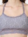Criss-Cross Back Lace Bralette - Da Intimo - Lingerie Online Store India