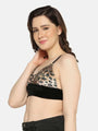 Soft Triangle Cup Printed Bralette - Da Intimo - Lingerie Online Store India