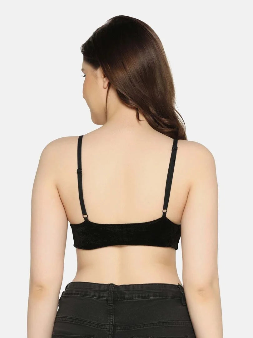 Soft Triangle Cup Printed Bralette - Da Intimo - Lingerie Online Store India