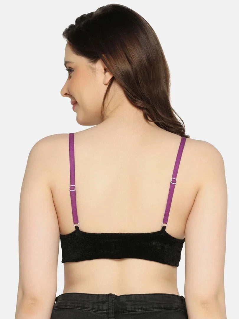 Soft Triangle Cup Printed Bralette - Da Intimo - Lingerie Online Store India