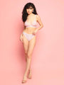 Soft Lace Non Padded Winged Strap Lingerie Set - Da Intimo - Lingerie Online Store India