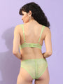 Soft Lace Non Padded Winged Strap Lingerie Set - Da Intimo - Lingerie Online Store India