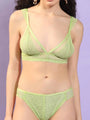 Soft Lace Non Padded Winged Strap Lingerie Set - Da Intimo - Lingerie Online Store India