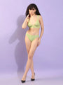 Soft Lace Non Padded Winged Strap Lingerie Set - Da Intimo - Lingerie Online Store India
