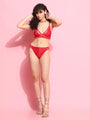 Soft Lace Non Padded Winged Strap Lingerie Set - Da Intimo - Lingerie Online Store India