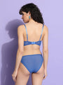 Machine Embroidered Flower Patch Design Lingerie Set - Daintimo