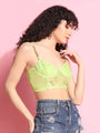 Soft Lace Underwired Chain Strap Design Bralette - Da Intimo - Lingerie Online Store India