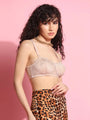 Lace Design Underwired Balconette Bra - Daintimo